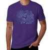 Blue Pattern T-Shirt Tees Aesthetic Clothing Boys Animal Print Quick Drying Mens Plain T Shirts