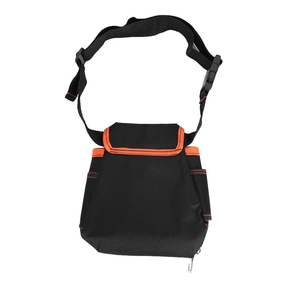 600D Oxford Cloth Waist Bag Adjustable Belt Portable Waist Tool Bag Strong Buckle 8 Pockets Tool Belt Bag