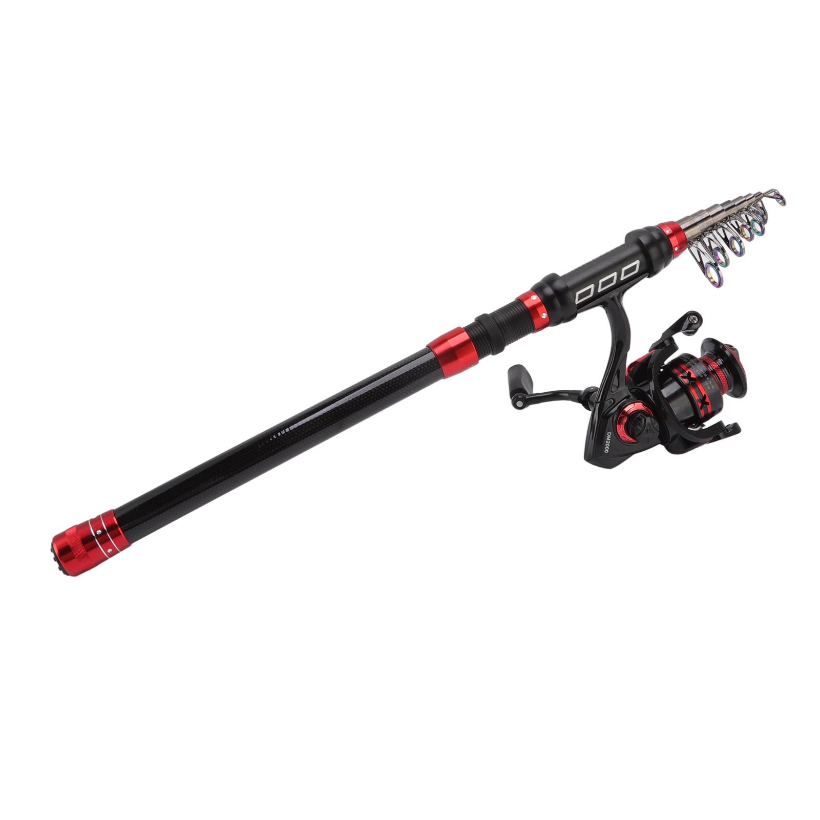 

2.7m Carbon Fishing Rod and Reel Combo Set Fishing Accessories Set with Fishing Tackle Bag for Saltwater Freshwater
