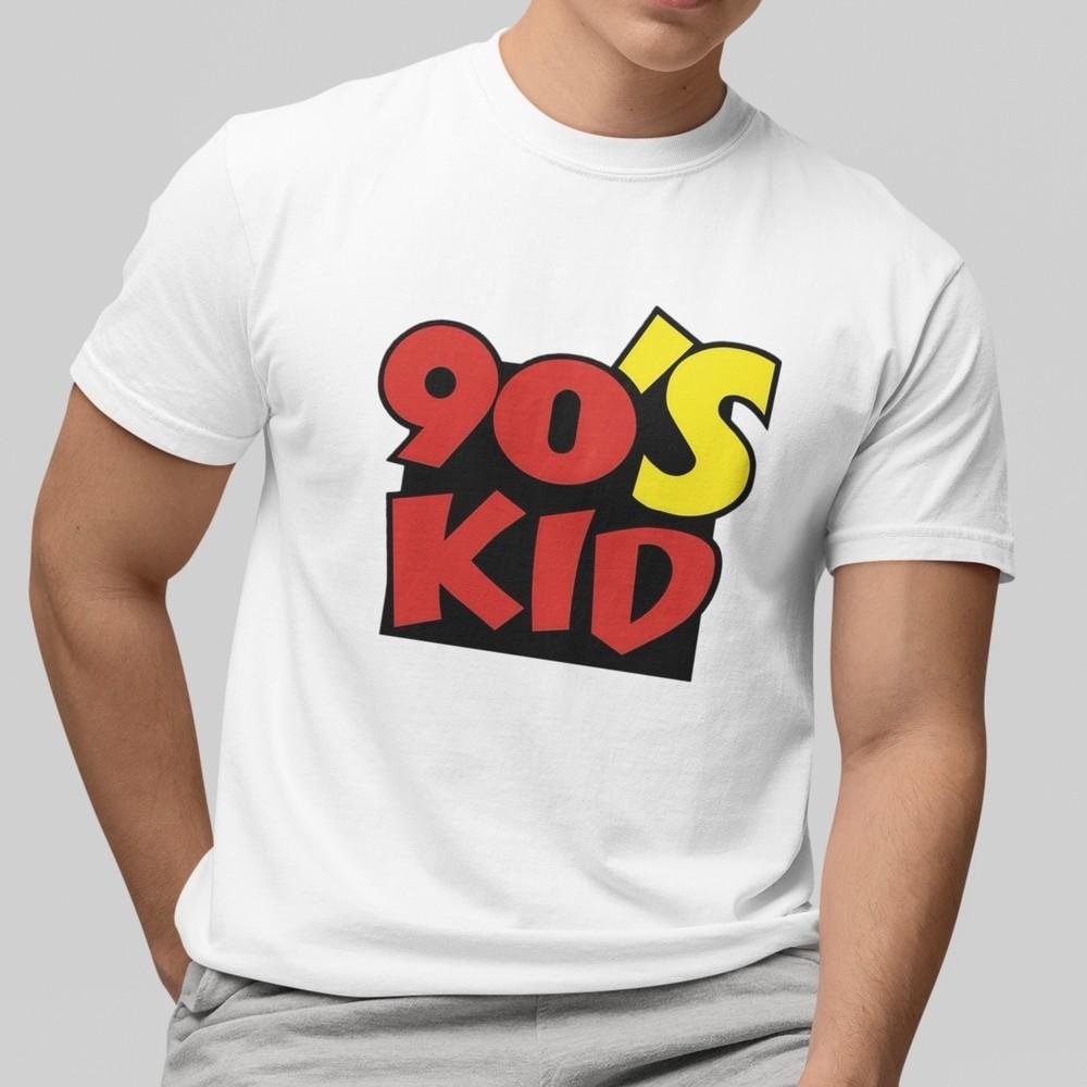 90s Kid T-Shirt Retro Vintage Graphic Tee Nostalgia Style Unisex Gift Funny Top