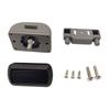 Push Lock Easy Install Keyless Drawer Lock Plastic & Metal Push Button Latches Simple Installation for Home Drawers