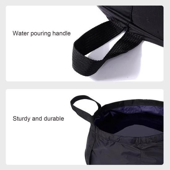 Portable Foldable Water Basin with Thickened Oxford Fabric 8.5L Collapsible Sink for Camping Travel Outdoor Multi-Purpose Washing Tub for Fruits Feet