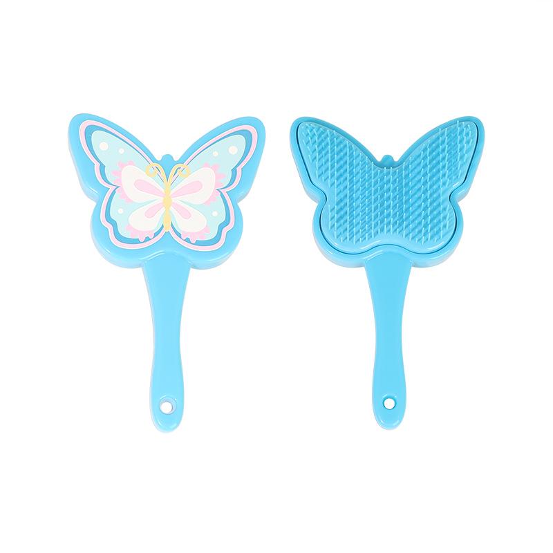 

Huiyun Гладкая расческа для массажа «Бабочка» - Не спутывающая, Однотонная, Европейский и американский дизайн