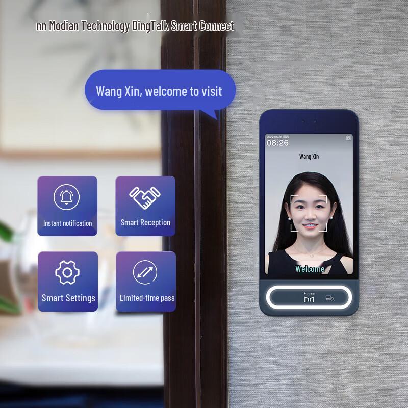 Modian F8 Plus Smart Facial Recognition Access & Attendance Terminal CN Plug (adapter Included)