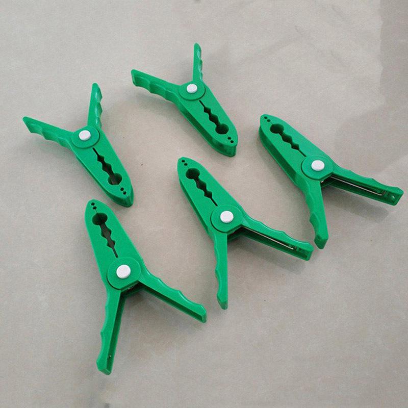 Green Large Insulating Blanket Clip - Stable Line, Fixed Pole, Big Opening