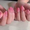 Ballet Pink Gradient Press-On Nails - Short, Gentle, Ready-to-Wear