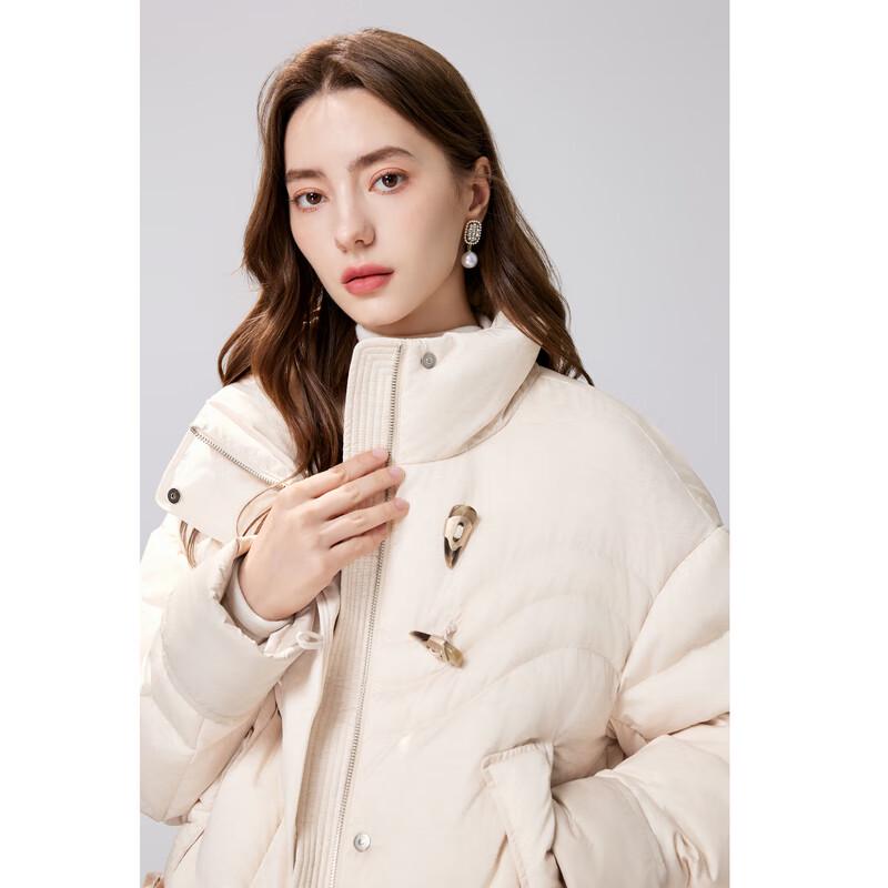 Qiusui Yiren Women's Short Toggle Down Jacket