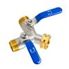 Y Shaped Water Diverter Fitting 2-Way Garden Irrigation Valves Watering Pipe Fitting for Household Plumbing Enduring