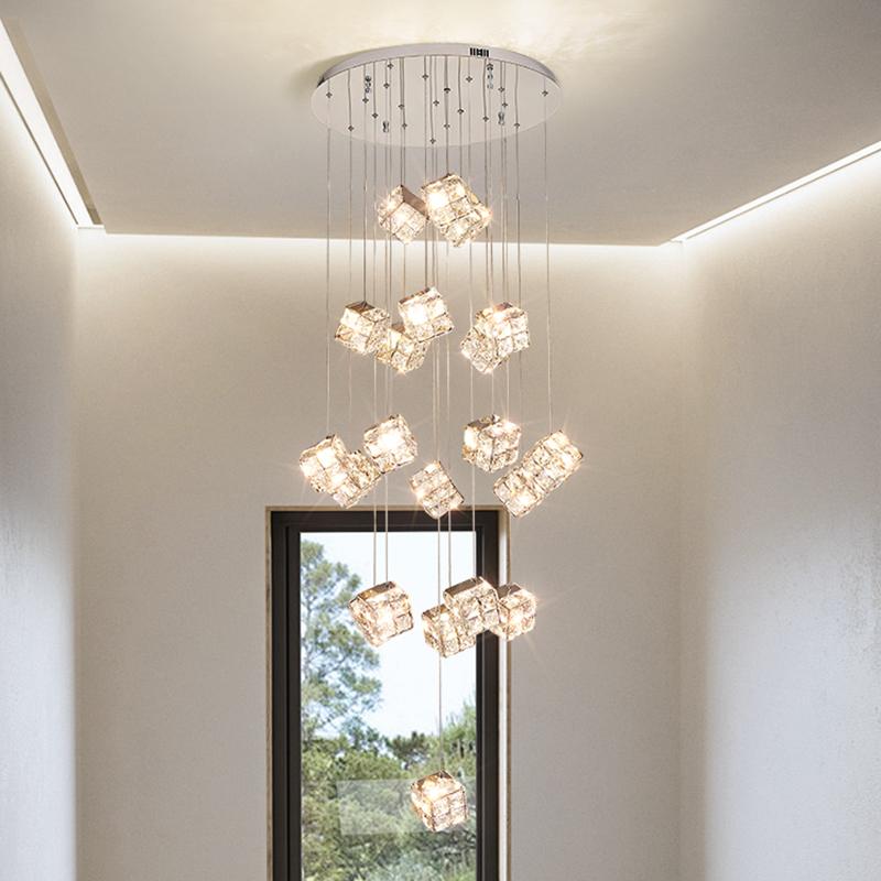 Home decorationPendant Lights, Luxury Crystal Living Room Chandelier, Bedroom Pendant Lamp, Ceiling Light, Indoor Lighting