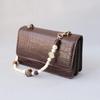 New Woman Bag Accessory Colorful Wood Resin Beads Handcrafted Wristband Acrylic Bag Chains Women Replacement Bag Handle Chain
