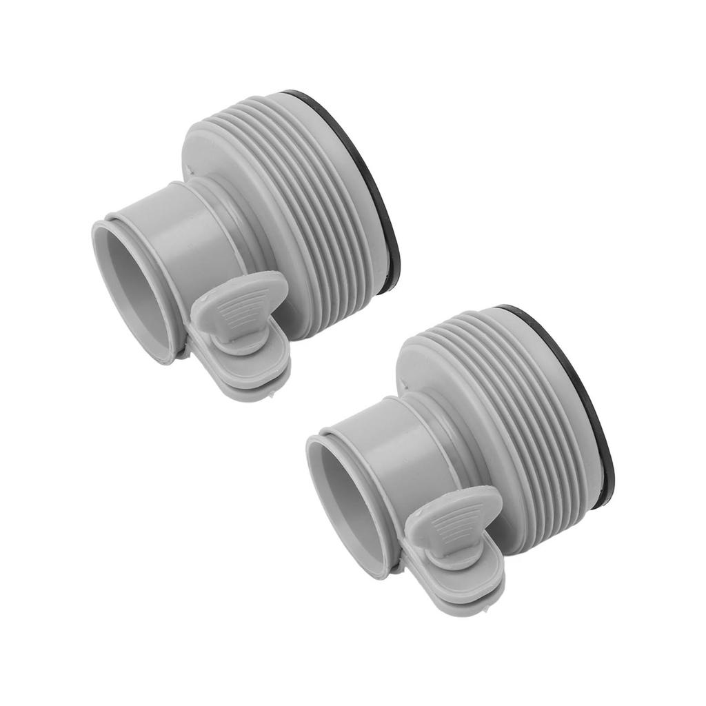 2PCS Pool Hose Adapter 1.25in to 1.5in Type B Pool Adapter Replacement Hose Adapter for 25009 Pumps Swimming Pool