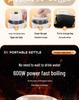 Portable Folding Electric Kettle: Compact 304 Stainless Steel Water Heater for Travel