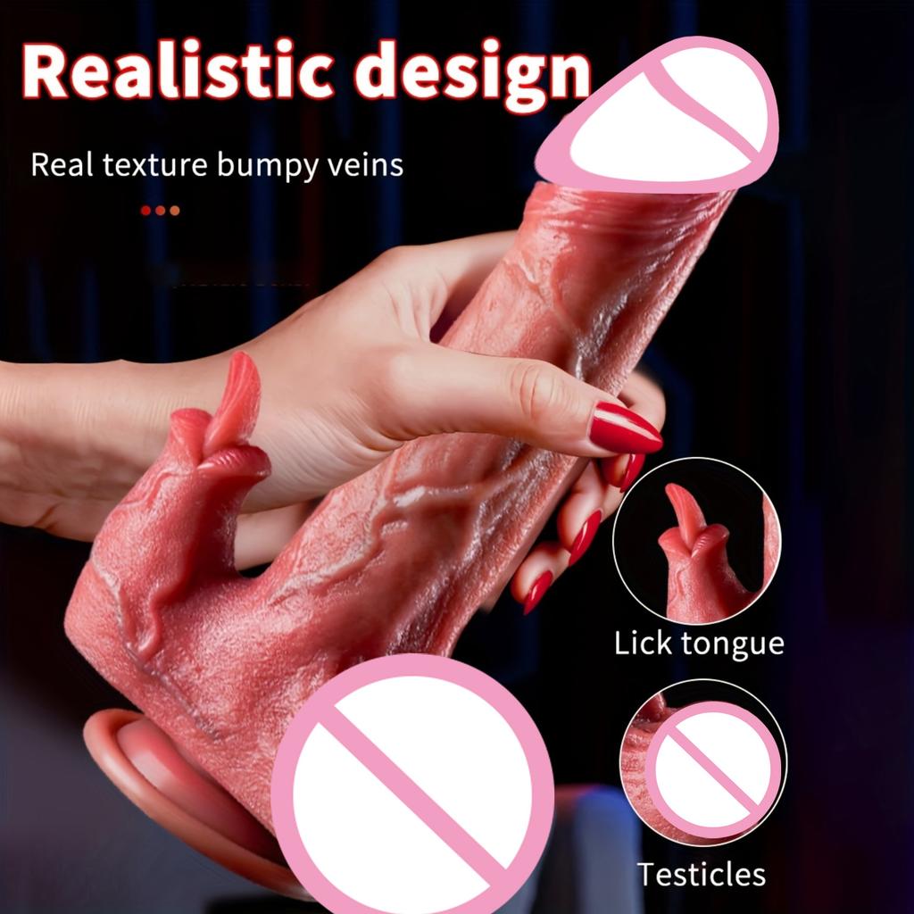 Realistic Dildo Vibrator Telescopic Female Prostate Stimulator Vaginal Masturbator Anal Plug Heated Vibrating Sex Toys For Women