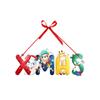 Christmas Themed Door Hanger With Lanyard Paper Hanging Pendant For Indoor And Outdoor Festival Home Decoration