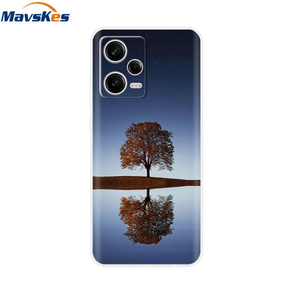 For Redmi Note 12 Pro Case Note12 Pro Cover Printed Silicone Phone Cover for Coque Xiaomi Redmi Note 12 Pro 5G Phone Case Funda