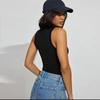 European Spring/Summer 2026 Sexy Slim Fit Sleeveless V-Neck Tank Top for Women