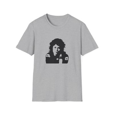 Lieutenant Ripley from Alien 1979 Stencil In Black Tshirt