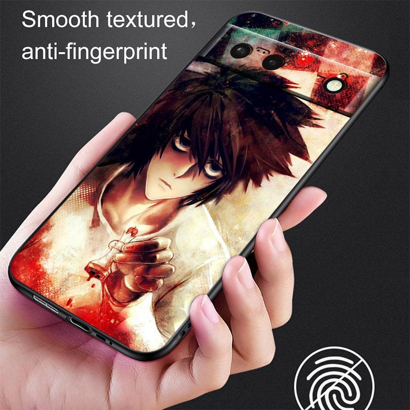 

Чехол для телефона Anime Manga Death Note Ryuk для Google Pixel 7 Pro 6 Pro 6A 5A 5 4 4A XL 5G черный мягкий чехол Fundas Cover Google Pixel 4