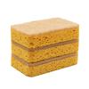 5Pcs Durable Cleaning Sponge Efficient Cotton Pulp Portable Oil-resistant Dishwashing Pad for Home
