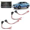 4Pcs Speaker Cable Adaptor Plug Connectors Wire Harness Adapter Connector