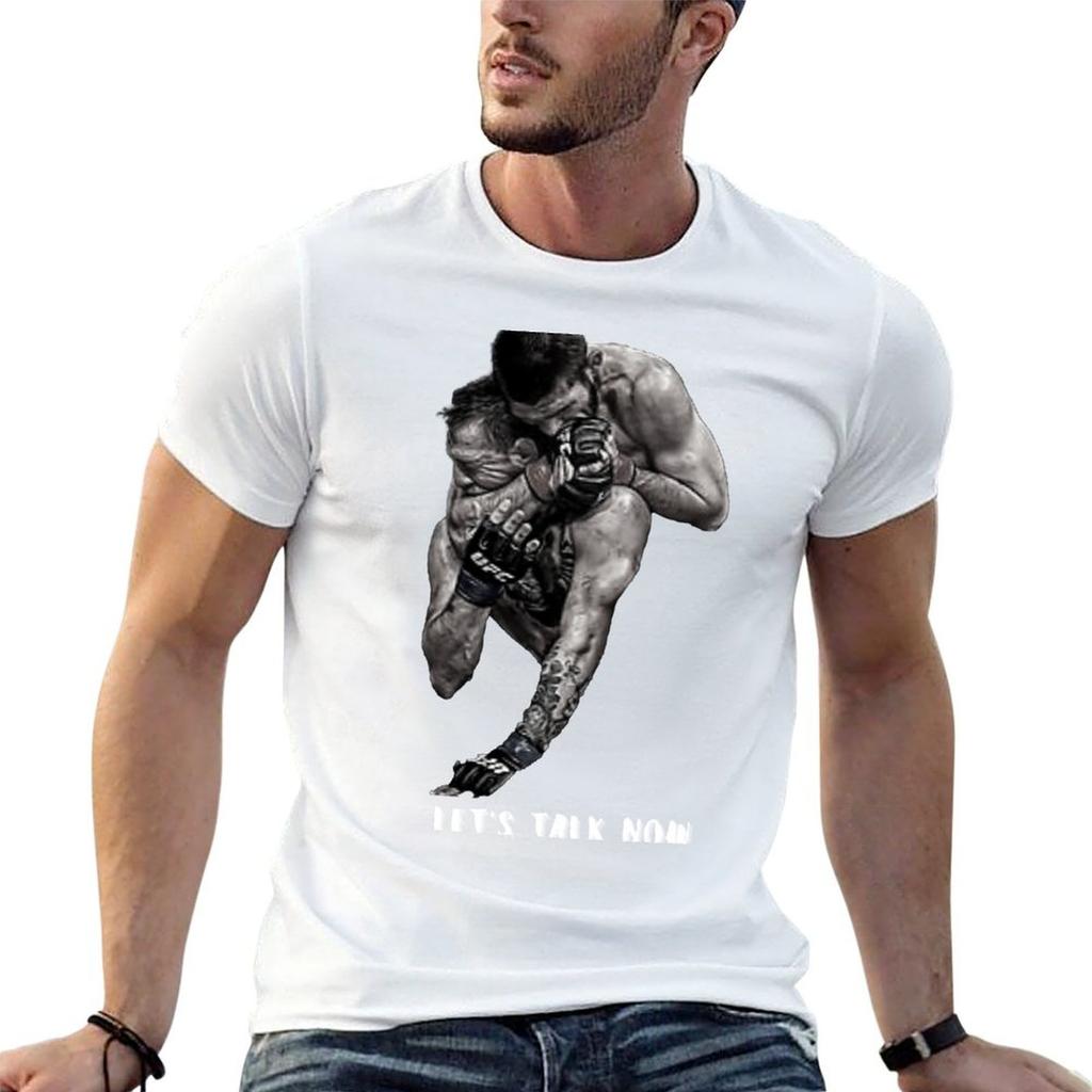 Khabib Nurmagomedov T-Shirt Lässig Leicht Sommer Kurzarm Top
