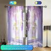 Set Of 2 Wisteria Sinensis Printed Curtain Home Decor Window Treatment Bedroom Office Kitchen With Rod Pocket Polyester Perfect For Sleeping Area