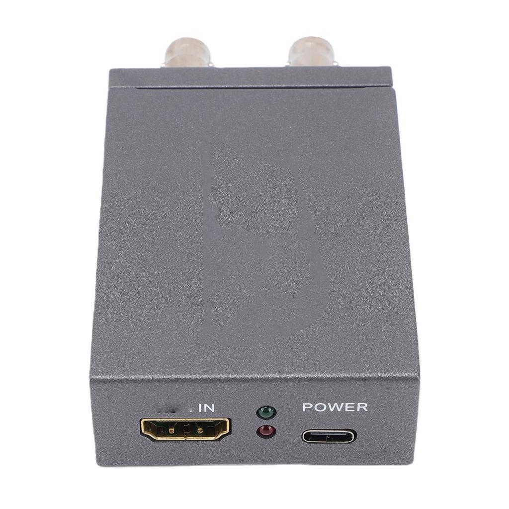 HD to SDI Converter 1080P 60Hz Dual SDI Output Adapter Supports 3G SDI HD SDI Auto Format Detection for Camera Home