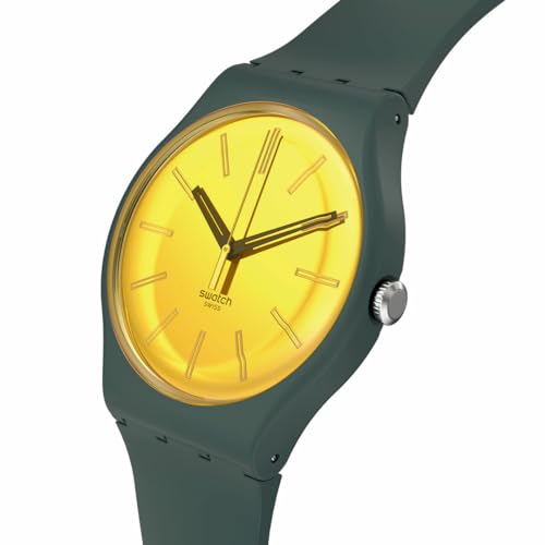 [Swatch] Watch GOLD IN THE GARDEN SO29G103 Green