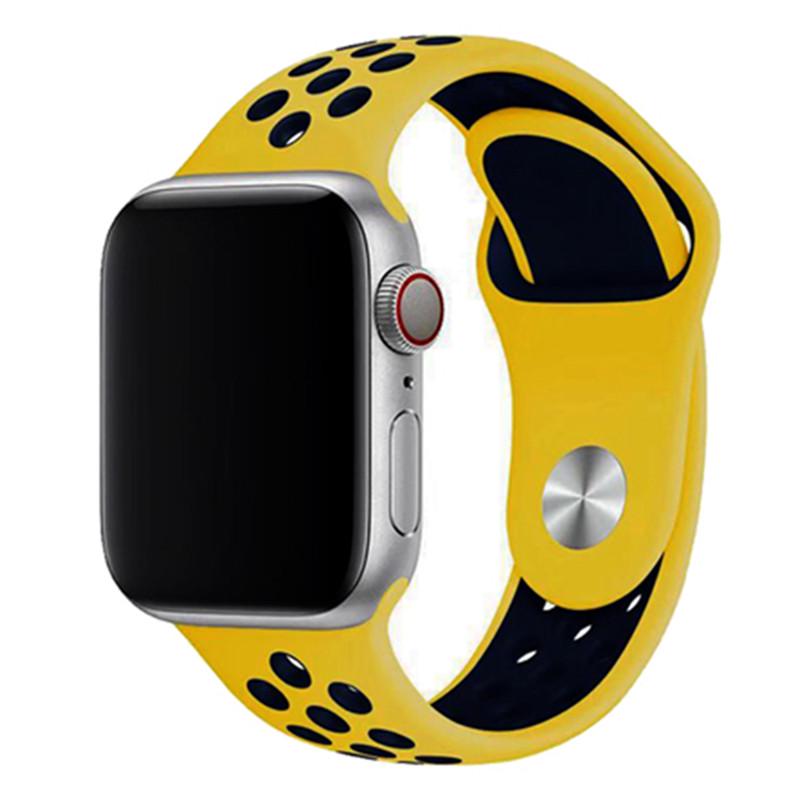 Pulseira de silicone esportiva para Apple Watch Band 42mm/44mm 38mm/40mm Iwatch 5 4 3 Pulseira Cinto Acessórios