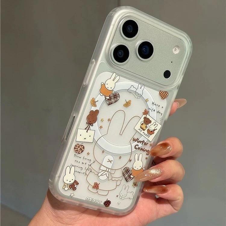 Cartoon Suitable for Apple 11promax Mobile Phone Case 11plus Magnetic Suction 11 Bracket 11pro Skin Feeling 11e Creative 11