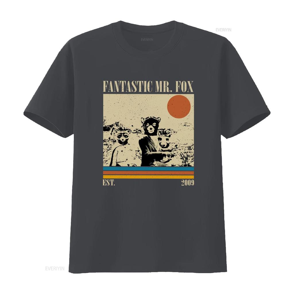 Fantastic Mr Fox T Shirt Retro Vintage Classic S for Him Christmas Vintage Washed Fashion Comfortable Casual Graphic Stylish