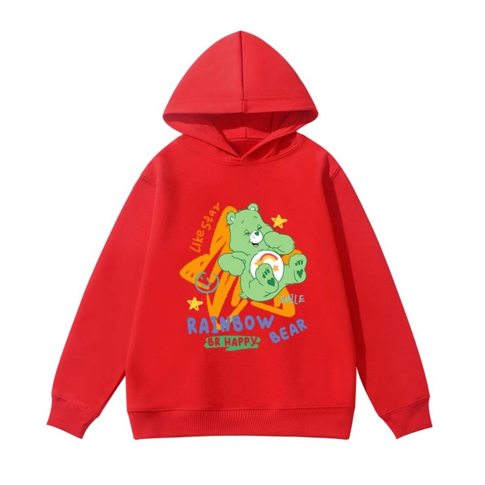 New Style Cartoon Little Dinosaur Bear Children's Sweatshirt Autumn and Winter Warm Children's Hoodie Boy Girl Clothing