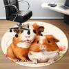 1pc Guinea pigs Chair Carpet for Office, Non-slip, Soft and Durable Office Rug, Perfect for Office yy260127110