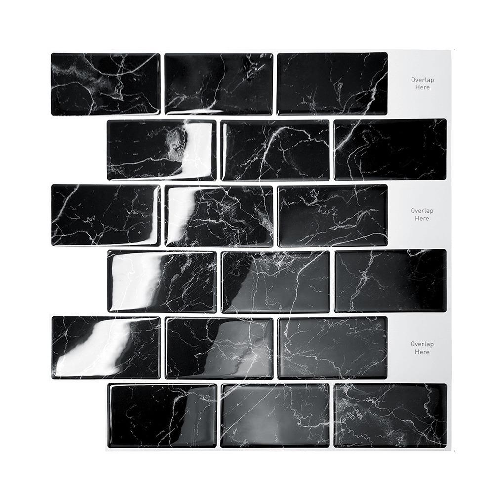 Self-adhesive 3D Stereo Wall Stickers Brick Design Waterproof Peel and Stick Wallpapers Moisture-proof Oil Proof