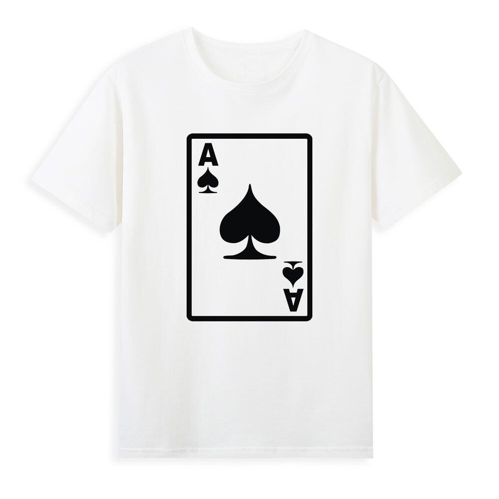 Ace Of Spades Cards Real Players Poker Playing Cards Tshirt S
