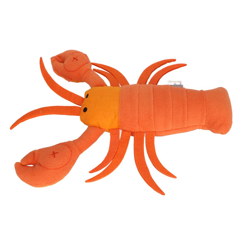 Lobster Plush Dog Toy Puzzle Training Teeth Cleaning Funny Dog Squeaky Toys for Small and Medium