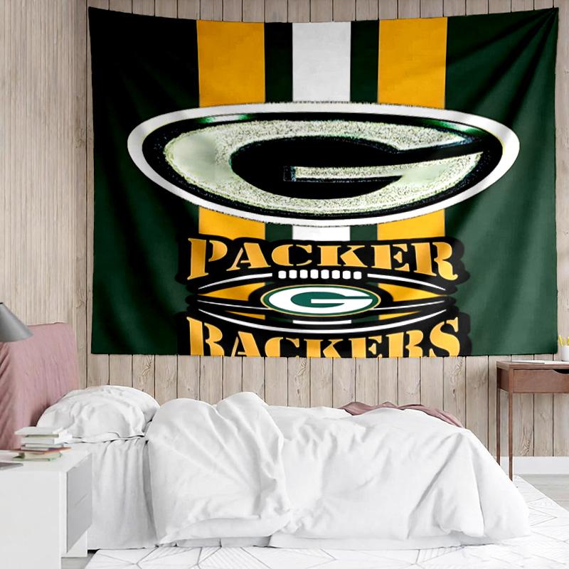 Green Bay Packers Pride Tapestry Accessories Playroom Tapestry, for Bedroom,Livingroom, Dormitory Room Wall Decor Fan Birthday Gifts
