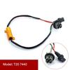 2PCS 50W  6 Ohm Canbus 1156 P21W PY21W 1157 T20 7440 7443 LED Decoder Wiring Canceller Lights Car Load Resistor Error Canceller