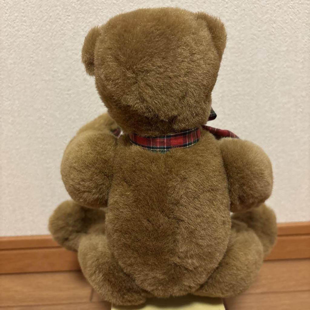 [USED] Checkered Teddy Bear In a Special Box