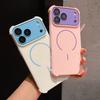 Luxury Big Windows Phone Case For iPhone 17 11 12 13 14 15 16 17 Pro Max 17Pro Candy Colorful Shockproof Protector Cover