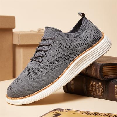 Fashion New Large Size Men's Fashion Mesh Flying Woven Sports Shoes Comfortable Sports Anti-slip Wear-resistant High Quality Men's Shoes