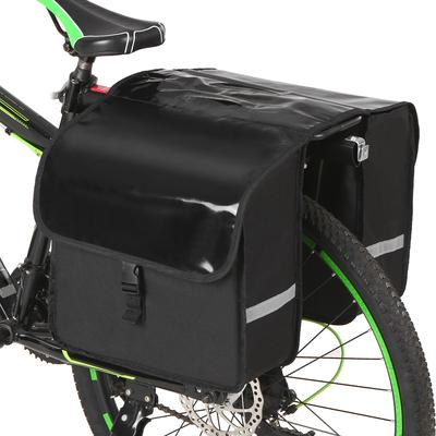 28L Water Bicycle Rear Seat Carrier Bag Rack Trunk Bags Bike Commuter Bag Pannier