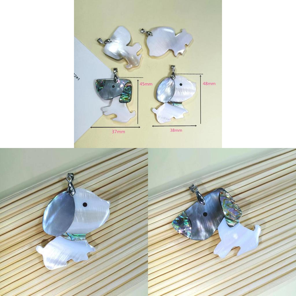 Collana Pendente con Conchiglia Zodiaco Animale Vintage con Perline Colorate Artigianali per Gioielli d'Arte