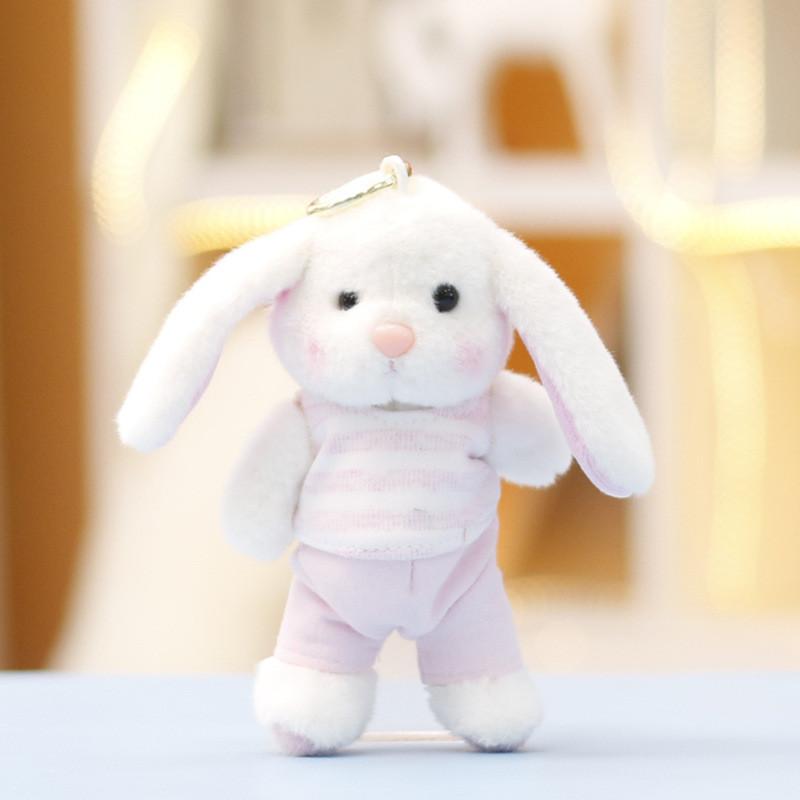 Plush Bear Toy Cute Cartoon Animal Keychain With Soft Pp Cotton For Girls Gift And Bag Decoration