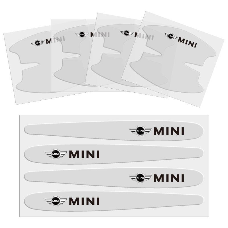 Car Door Handle Cup Protector Stickers Protection Film For MINI One Cooper JCW Countryman Clubman Cabrio Paceman Coupe Roadster