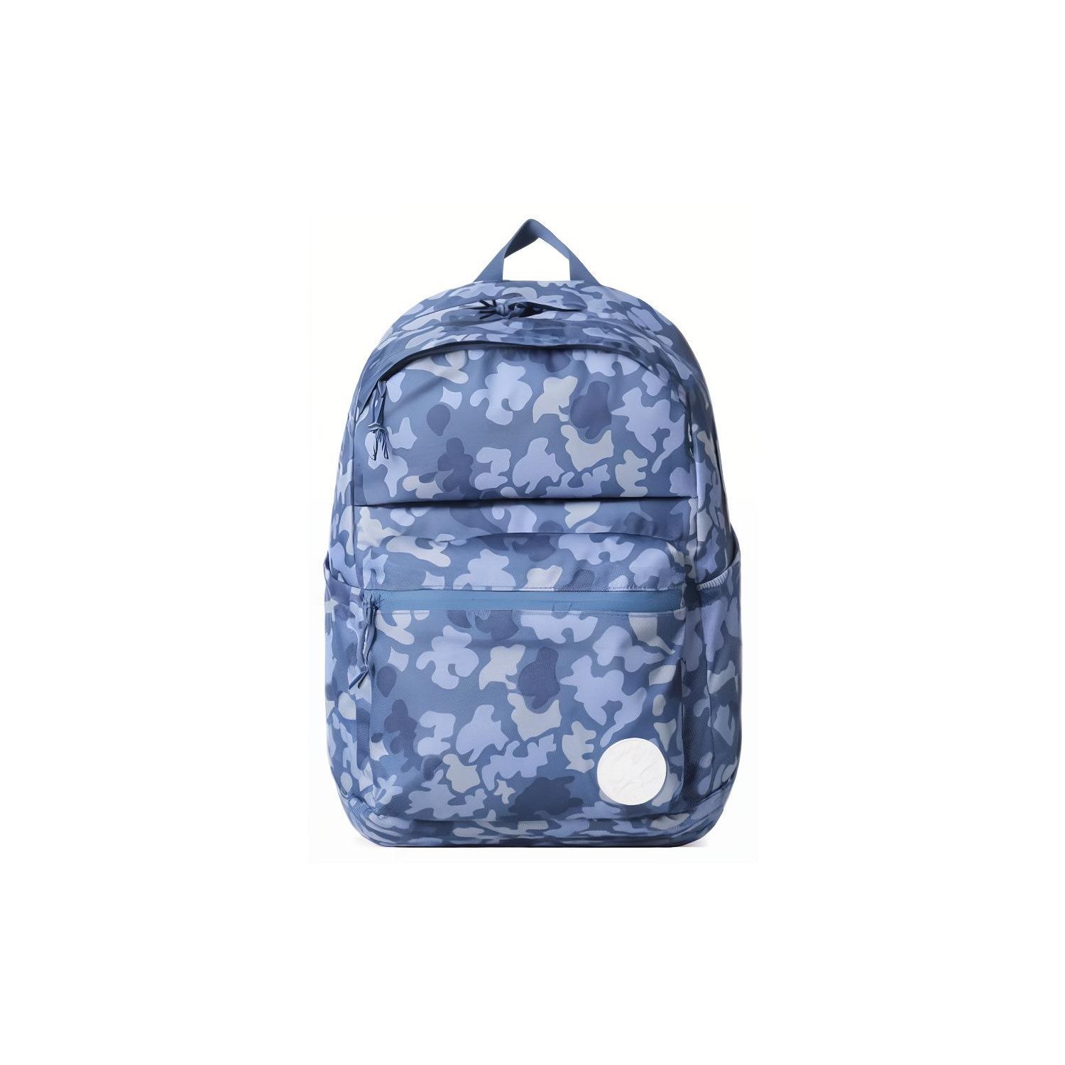 Converse Camouflage Casual Sports Polyester Computer Backpack Unisex Backpack Camouflage-Blue 10004363-A01 Camouflage Blue