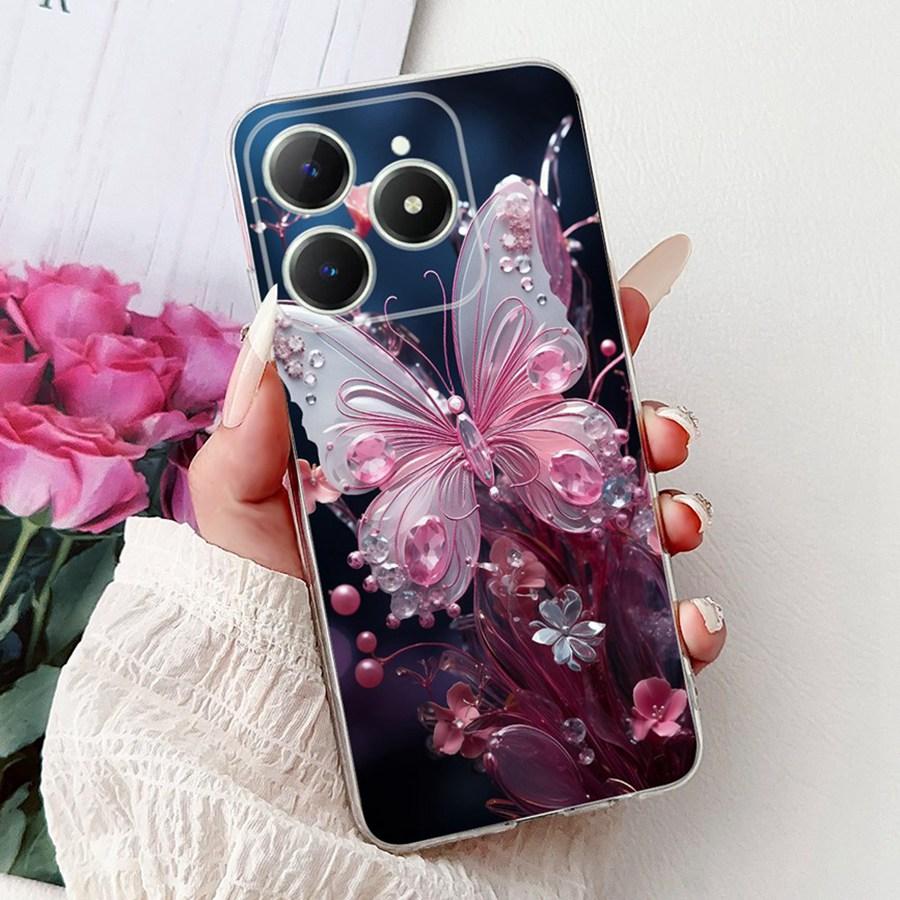 For OPPO Realme C61 C63 Case C 61 RMX3939 New design TPU Soft Silicone Shockproof Coque Funda For RealmeC63 C6 1 Phone Cover