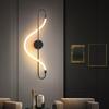 Modern Minimalist Wall Sconce: Creative Long Strip Lamp for Bedroom, Living Room, and TV Background