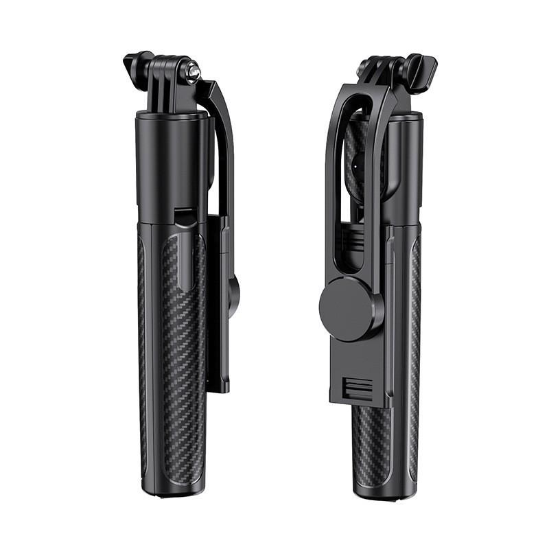 Bluetooth Selfie Stick with Remote & Fill Light for Mobile Streaming