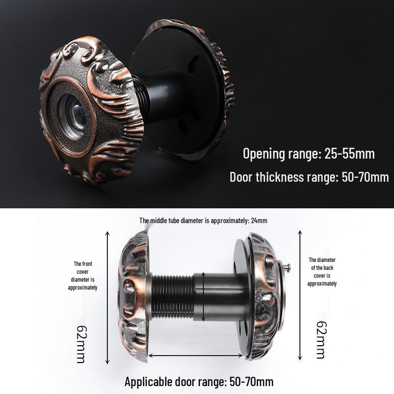 

Универсальный антивандальный глазок и камера с дверным звонком